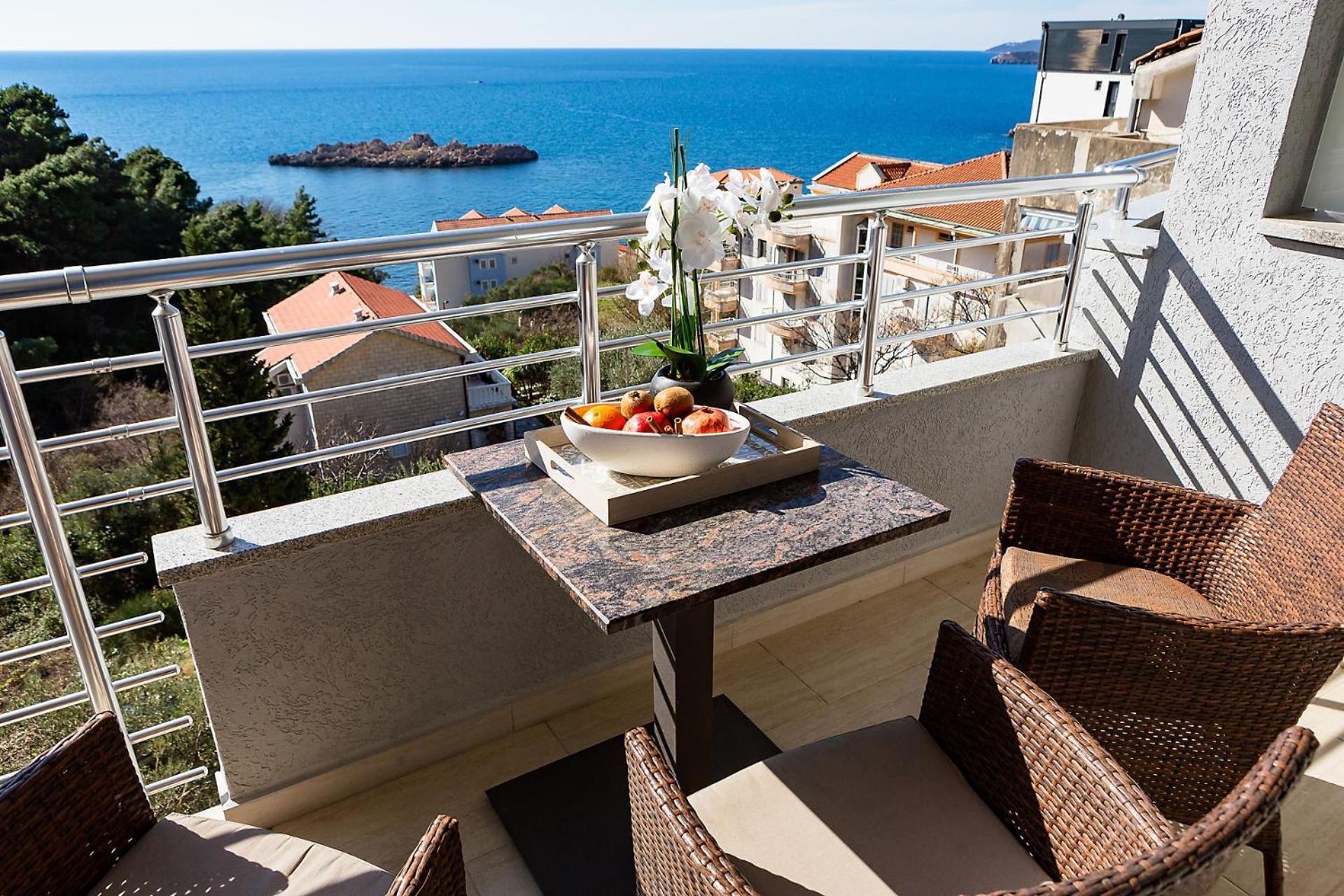 Villa Vanty Sveti Stefan Bagian luar foto