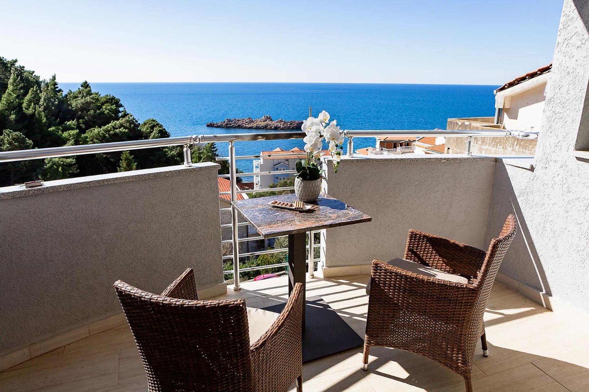Villa Vanty Sveti Stefan Bagian luar foto